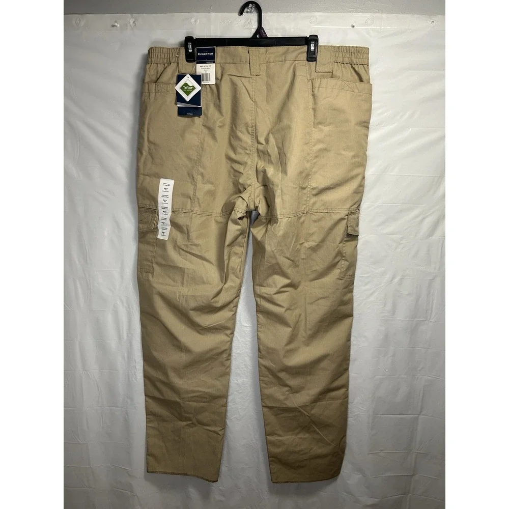 New Propper Tactical Pants‎ Men's 48x37 Brown Cargo Ripstop Teflon Workwear Army